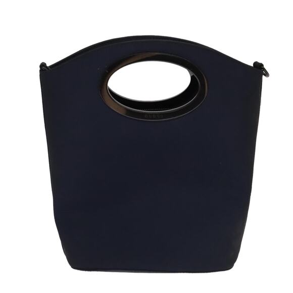 GUCCI Hand Bag Nylon Blue - Picture 3 of 12